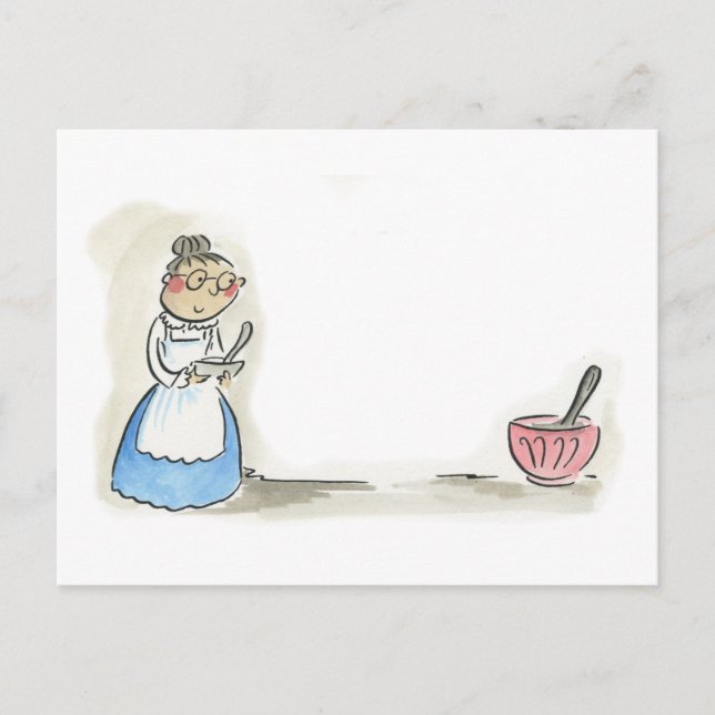 Postal Granny Cooks (Anverso)