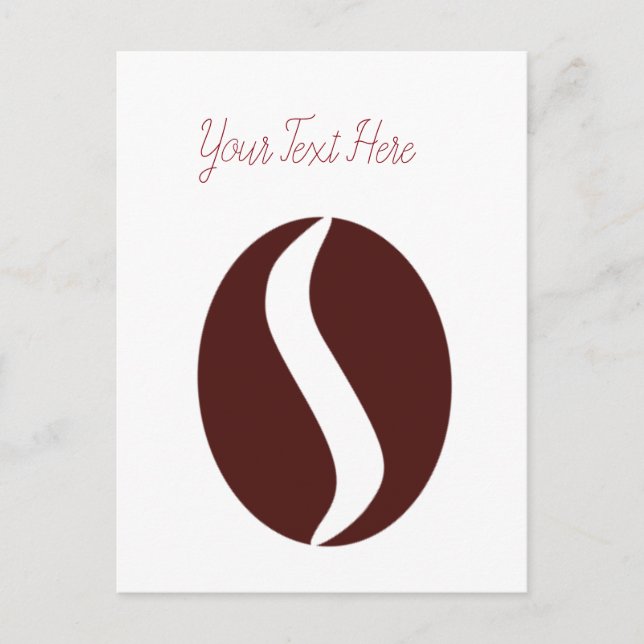 Postal Grano de Café Divertido (Anverso)