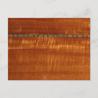 Postal Grano de madera dorada con fondo de tinta expandid