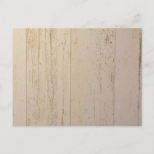 Postal Grano de madera texturada lavado blanco