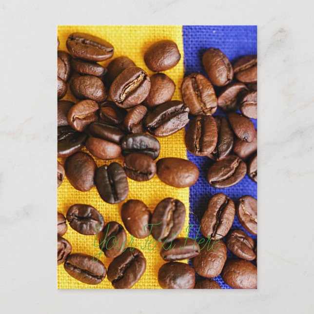 Postal Granos de Café (Anverso)