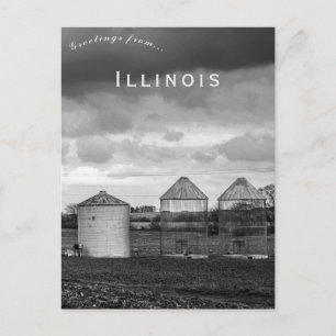 Postal Granos de cereales en temporal en Illinois