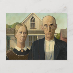Postal Grant Wood - American Gothic