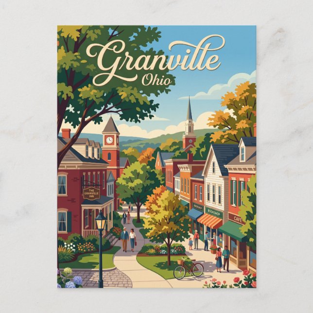 Postal Granville, EE. UU. (Anverso)