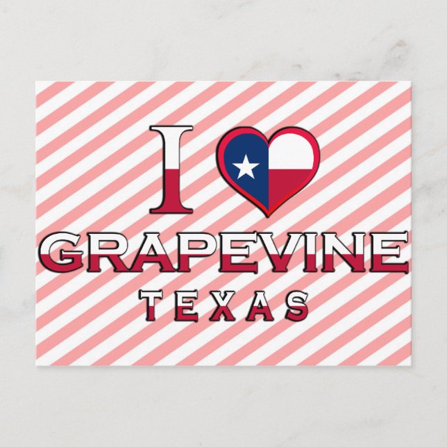 Postal Grapevina, Texas (Anverso)