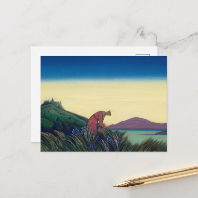 Postal Grasa bondadosa, Vasilisa la Wisest de Roerich (Anverso/Reverso In Situ)