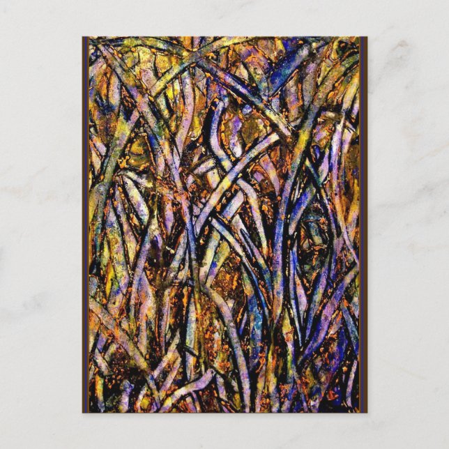 Postal Grasa de vidrio de carnaval con hongo de moho Nara (Anverso)