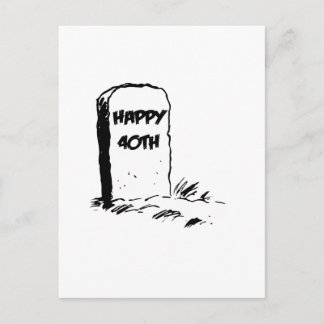 Postal Grasona "feliz 40"