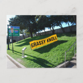 Postal Grassy Knoll en Dealey Plaza
