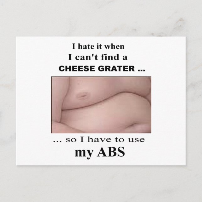 Postal Grater Abs Postcard (Anverso)