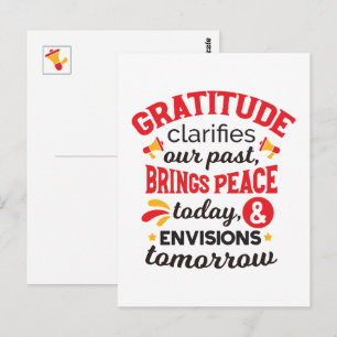 Postal Gratitud Aclara Nuestro Pasado – Arte Inspirador