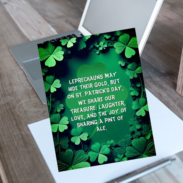 Postal Gratitud del Día de San Patricio (Subido por el creador)