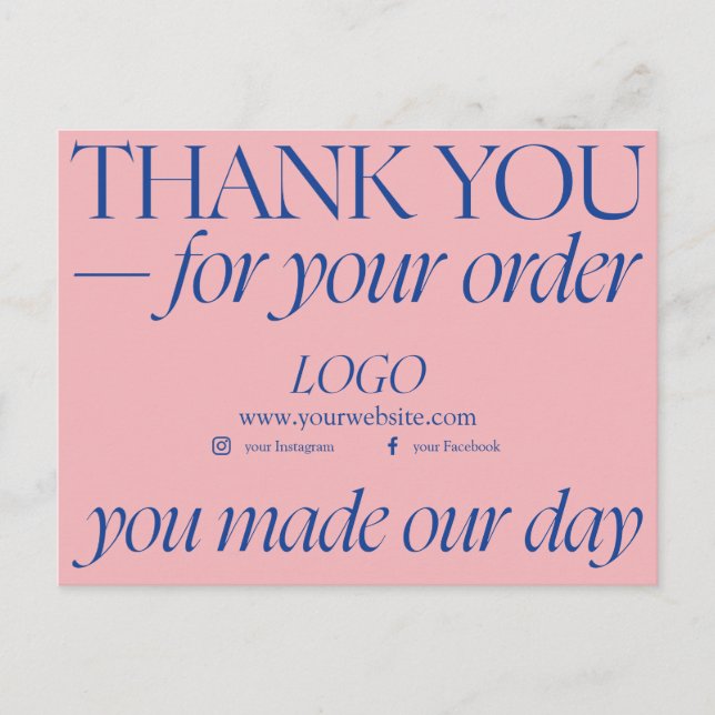 Postal Gratitud en los Negocios: Un Agradecimiento Sincer (Anverso)