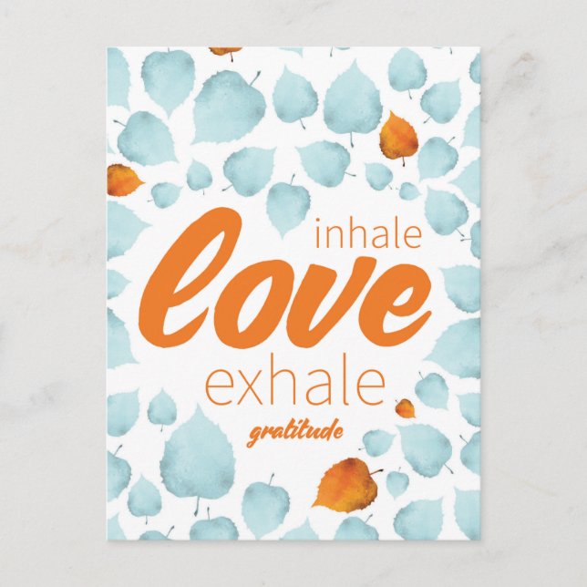 Postal Gratitude Alentation Success Life Tips QuoteArt (Anverso)