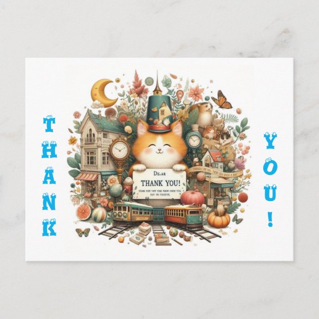 Postal "Gratitude Greetings: A Gracias Card Collection" (Anverso)