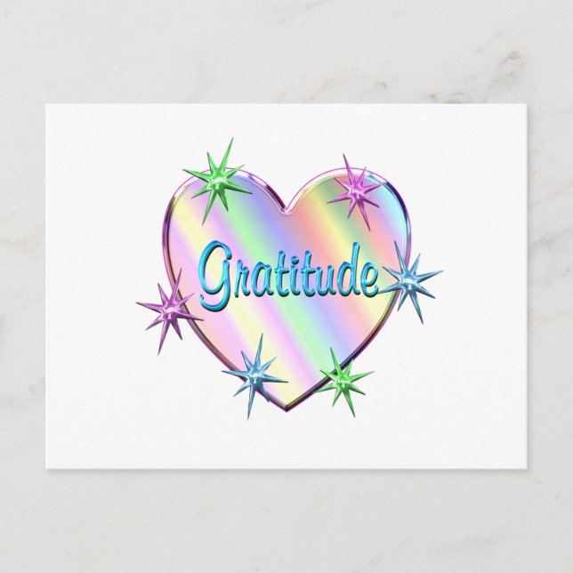 Postal Gratitude Heart (Anverso)