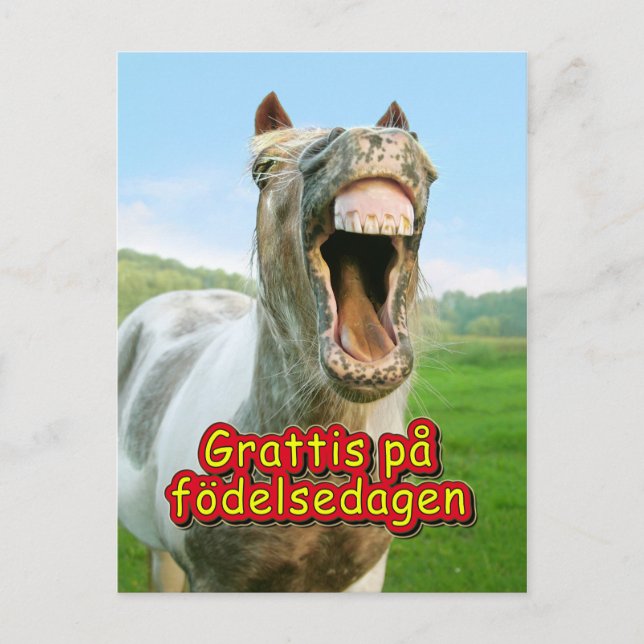 Postal Grattis på födelsedagen (Anverso)