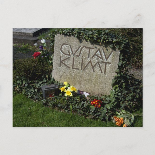 Postal Grave De Gustav Klimt (Anverso)