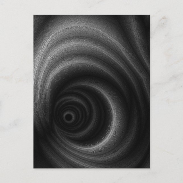 Postal Gravedad negra (Anverso)