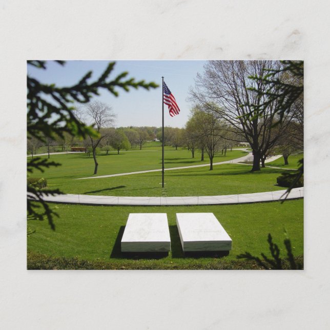 Postal Gravesite, Presidente Herbert y Lou Hoover, Iowa (Anverso)