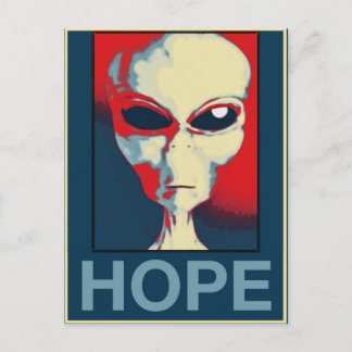 Postal Gray Alien Hope