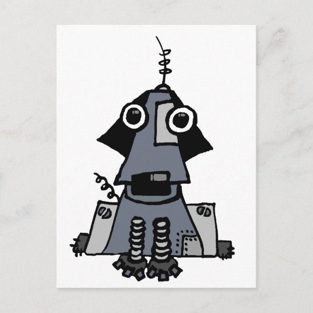 Postal Gray Robot Dog (Anverso)