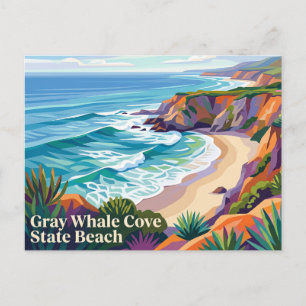 Postal Gray Whale Cove State Beach California