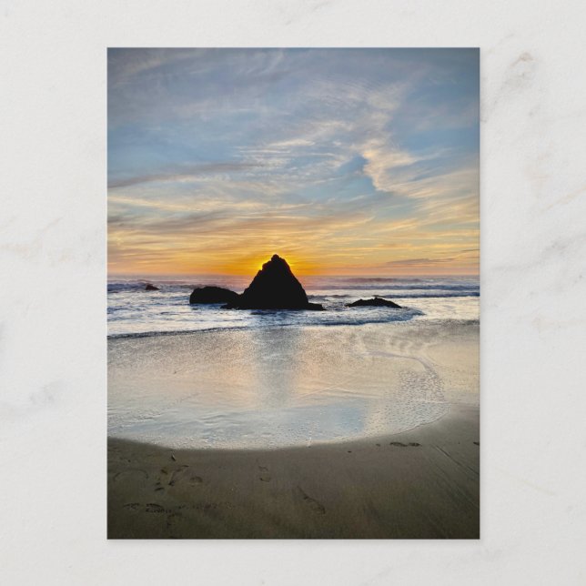 Postal Gray Whale Cove State Beach, California (Anverso)