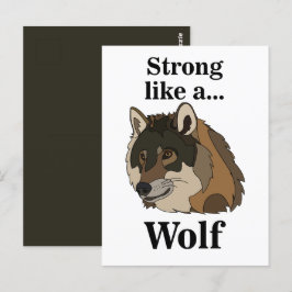 Postal Gray Wolf