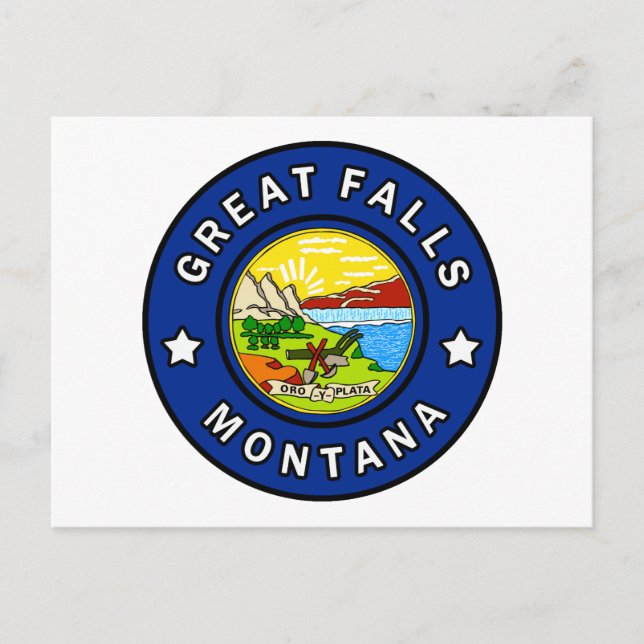 Postal Great Falls Montana (Anverso)