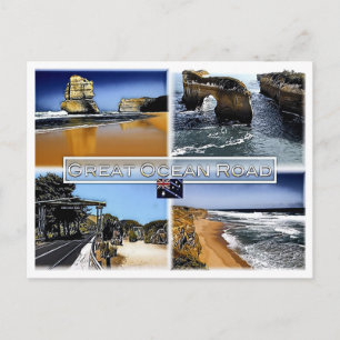 Postal Great Ocean Road - Australia - Mosaic -