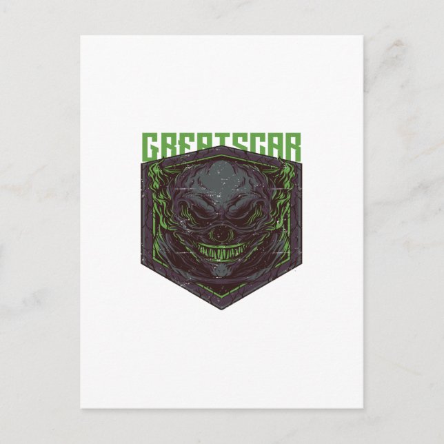 POSTAL GREAT SCAR (Anverso)