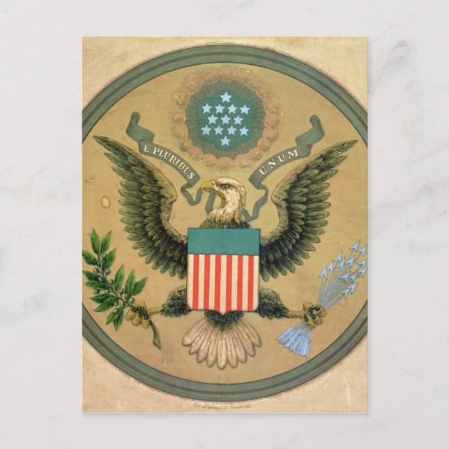 Postal Great Seal of the United States, c.1850 (Anverso)