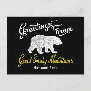 Postal Great Smoky Mountains National Park Bear