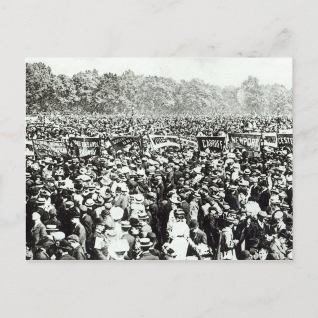 Postal Great Votes for Women demonstration in Hyde (Anverso)