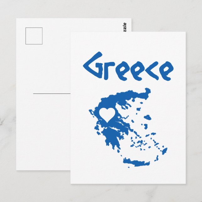 Postal Grecia (Anverso / Reverso)