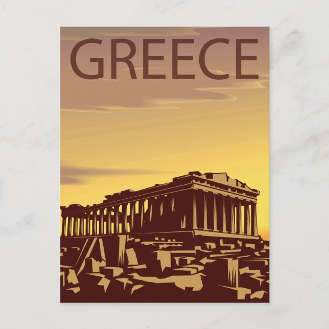 Postal Grecia (Anverso)