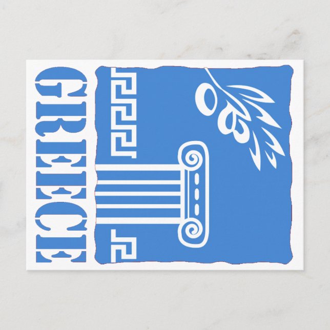 Postal Grecia (Anverso)