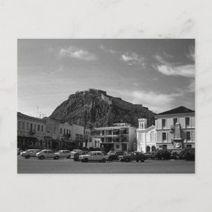 Postal Grecia antigua Nafplion castillo veneciano
