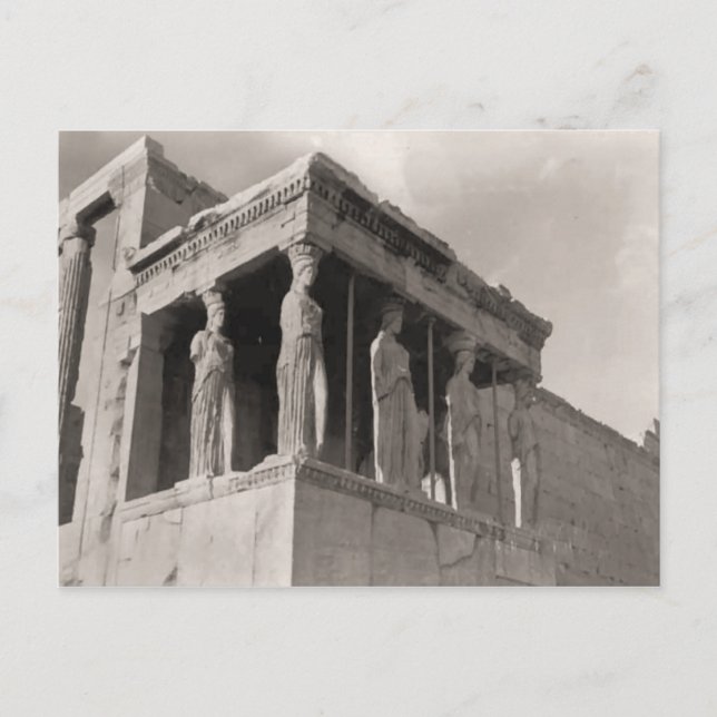 Postal Grecia, Atenas, Acrópolis, Partenón (Anverso)