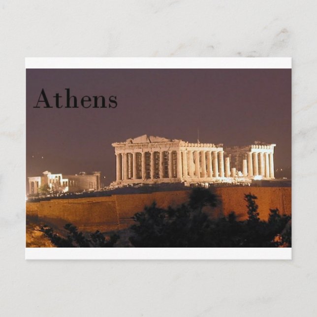 Postal Grecia Atenas Parthenon (St.K. (Anverso)