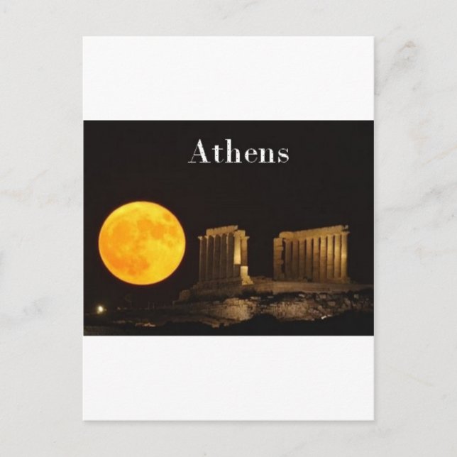 Postal Grecia Atenas (St.K. (Anverso)