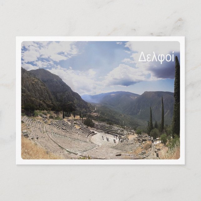 Postal Grecia - Delphi - (Anverso)