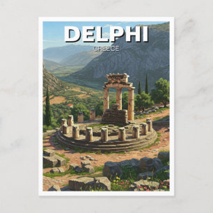 Postal Grecia Delphi Travel