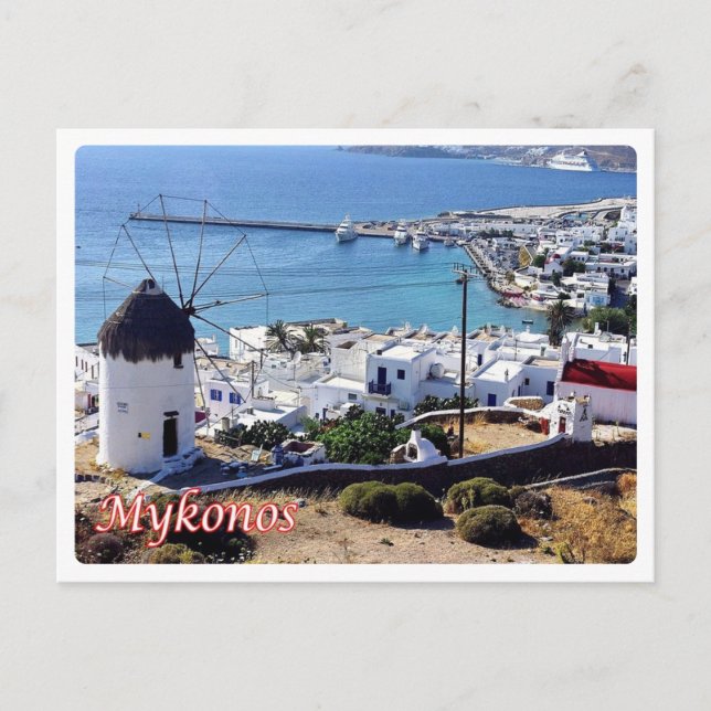 Postal Grecia - Mykonos - (Anverso)