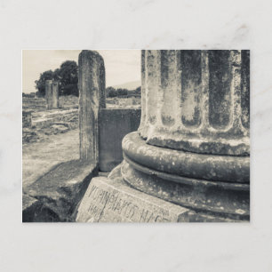 Postal Grecia, ruinas de ciudad antigua