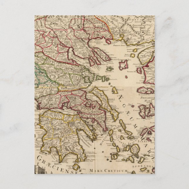 Postal Grecia y Macedonia (Anverso)