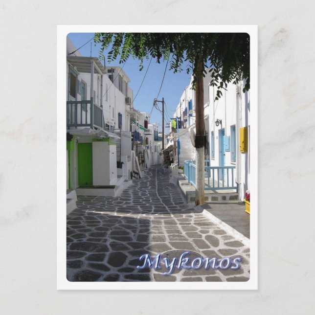 Postal Greece - Mykonos - Chora - (Anverso)