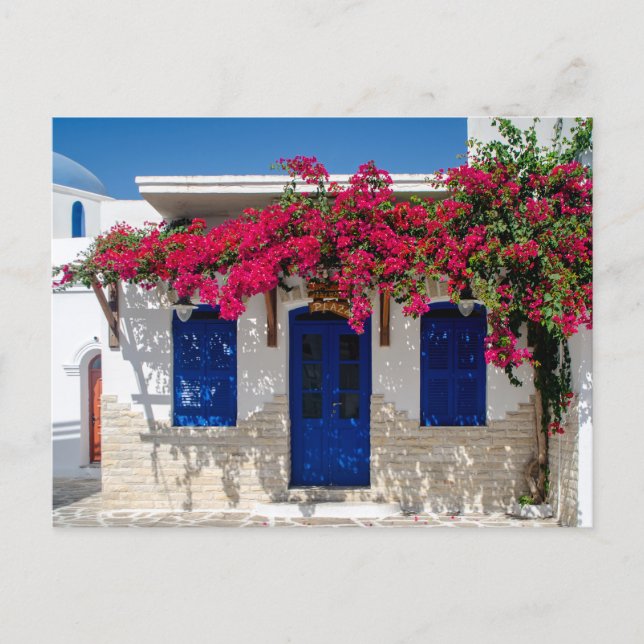 Postal Greek Island Vibes Postcard (Anverso)
