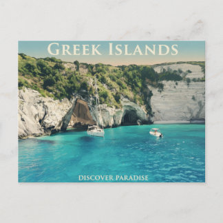 Postal Greek Islands Postcard